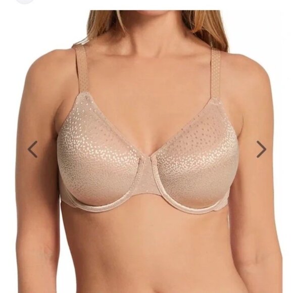 Wacoal Back Appeal 855303 Full Coverage Underwire Bra 32DDD Nude Supportive - Picture 1 of 7